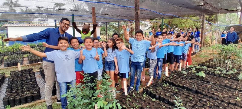 Em comemoração ao Dia da Árvore, Águas Guariroba promove educação ambiental com plantio de mudas