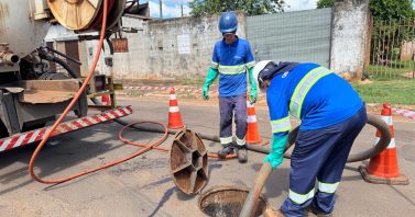 Com chuvas intensas, Águas Guariroba reforça importância do uso correto da rede de esgoto